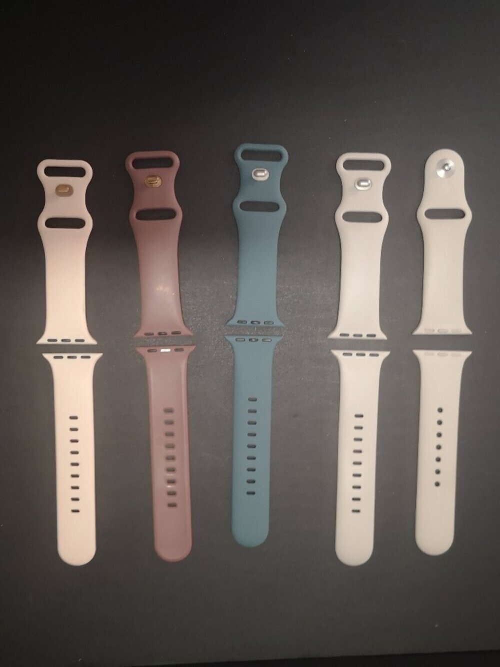 Collection of Replacement Silicone Sport Bands 41mm - S/M Various Colors